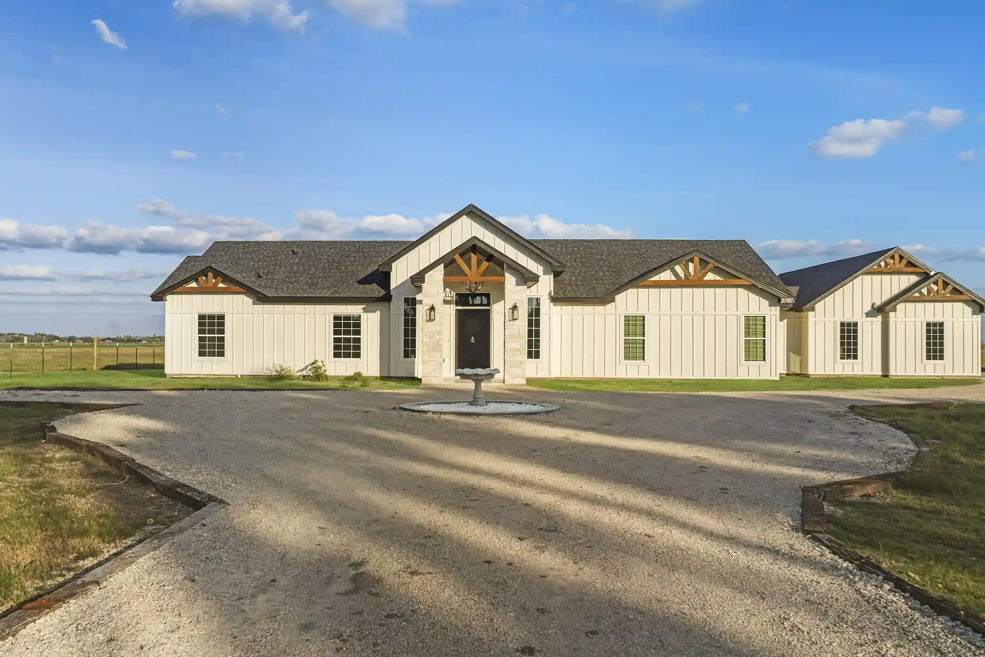 Modern Farmhouse in La Feria, TX — custom home built by Go To Guys RGV